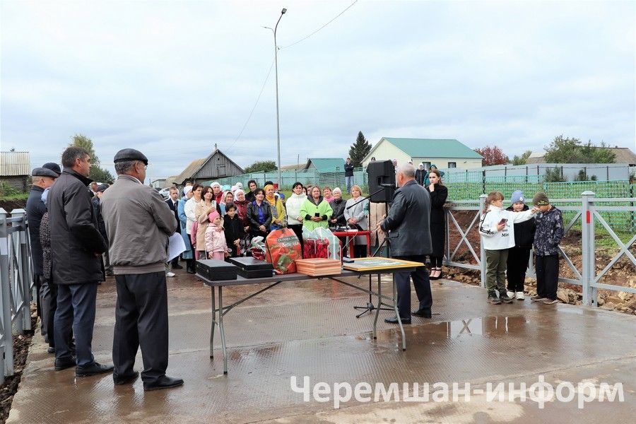 Әмир авылында капиталь ремонттан соң күпер ачылды