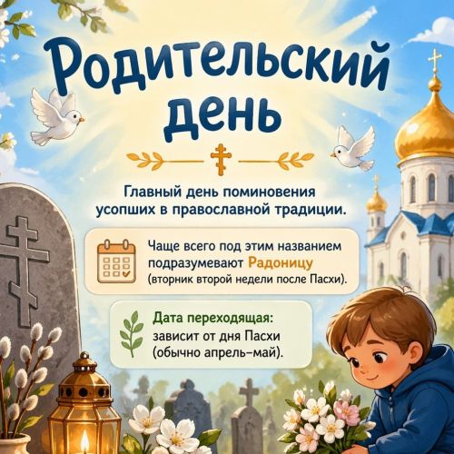 Родительский день (Радоница) (карточки)
