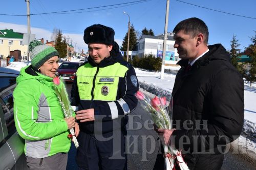 Чирмешән автоинспекторлары автоледиларны котладылар