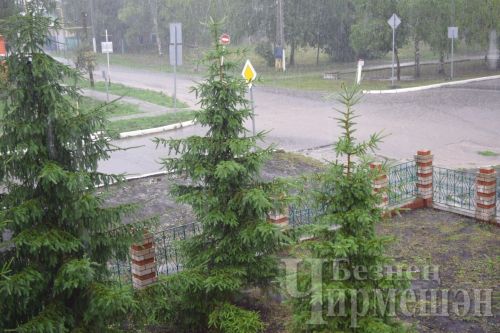 Татарстанга яшенле яңгырлар килә