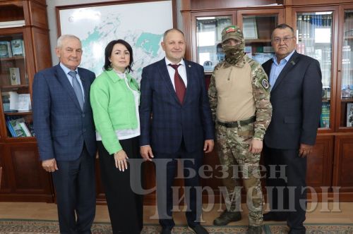 Чирмешән районына пехотачы хәрби инде икенче тапкыр ялга кайтты
