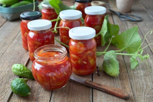 Томатлы кыяр салаты ясау ЫСУЛЫ