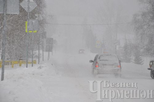 Татарстанда буран сәбәпле, күз күреме 500 метр һәм аннан да азрак була