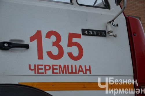 Чирмешәндә гараж янган