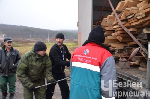Чирмешән районыннан Лисичанск шәһәренә 20 кубометр такта озаттылар