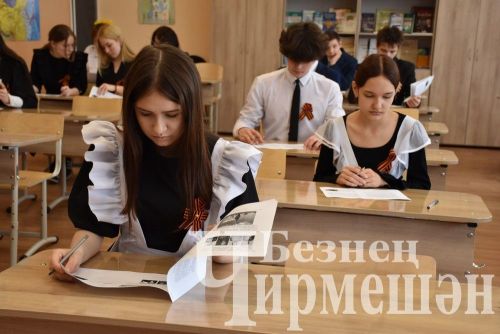 «Диктант Победы» писали и черемшанцы