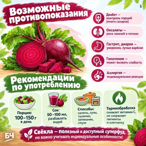 Свекла — суперфуд или скрытая угроза? Разбираем пользу и вред