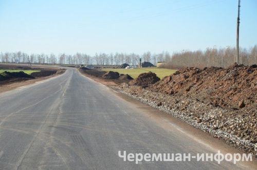 Чирмешәнне әйләнеп узу юлының икенче өлешенә бер кат асфальт түшәделәр