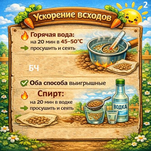 Секреты выращивания моркови (карточки)