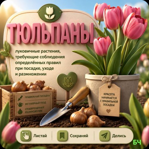 4 основных правила выращивания тюльпанов