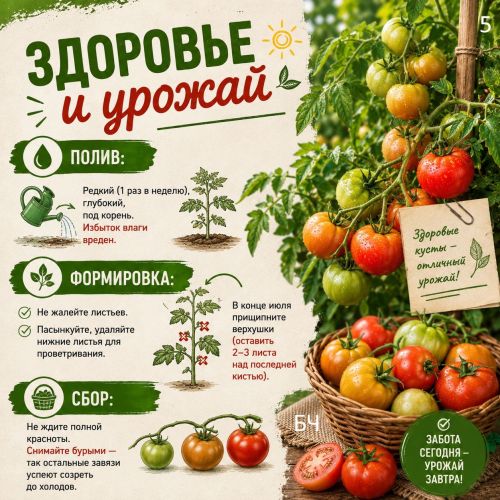 Секреты выращивания томатов в открытом грунте