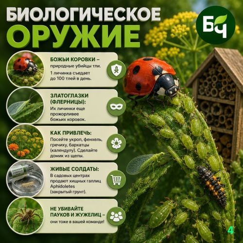 Почему тля опасна? (карточки)