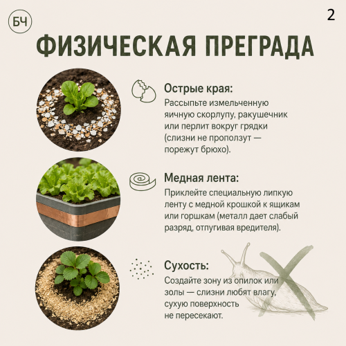 Как избавиться от слизней на участке? (карточки)