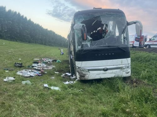 В Черемшанском районе автобус попал в аварию