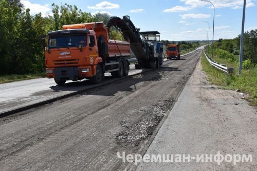 Чирмешәнне урап узучы юлның бер өлеше ябык