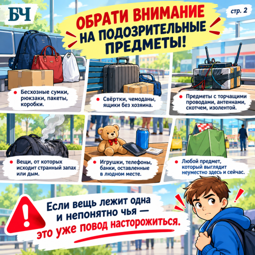 Алгоритм действий если вы нашли подозрительный предмет