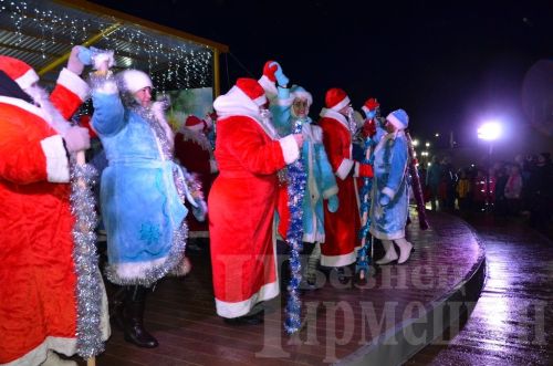 Торжество открытия центральной елки в Черемшане (ФОТОРЕПОРТАЖ)