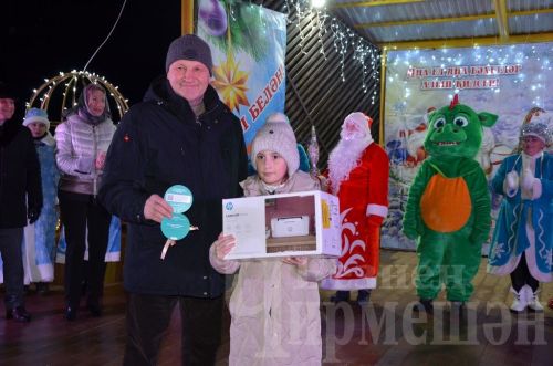 Чирмешәндә үзәк чыршы утларын кабызу бәйрәме (ФОТОРЕПОРТАЖ)