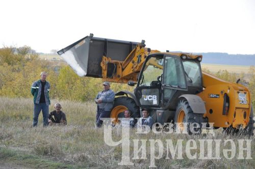"БИО-АГРО" җәмгыяте Мордва Афонькәсе авылы янәшәсендә көнбагыш суктыра (ФОТОРЕПОРТАЖ)
