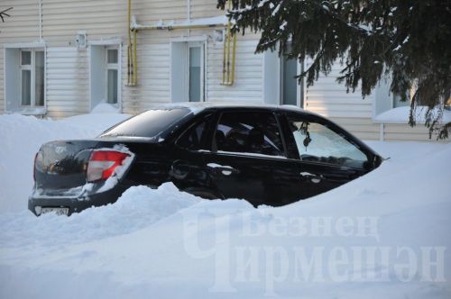 Чирмешәндә кар күп яуды (ФОТОРЕПОРТАЖ)