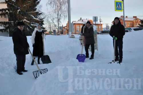Чирмешәндә кар күп яуды (ФОТОРЕПОРТАЖ)