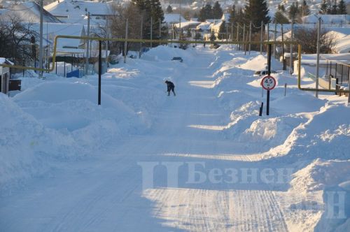 Чирмешәндә кар күп яуды (ФОТОРЕПОРТАЖ)