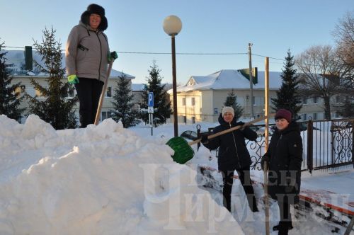 Чирмешәндә кар күп яуды (ФОТОРЕПОРТАЖ)