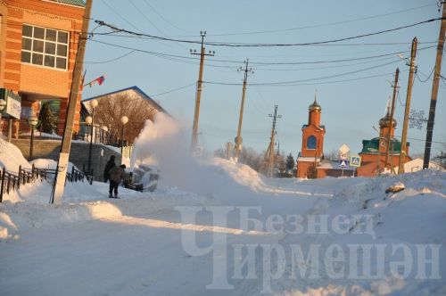 Чирмешәндә кар күп яуды (ФОТОРЕПОРТАЖ)