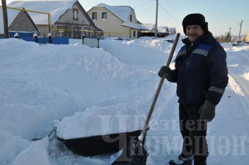 Чирмешәндә кар күп яуды (ФОТОРЕПОРТАЖ)