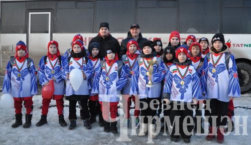 Чирмешәндә "Алтын алка" җиңүчеләрен каршы алдылар (ФОТОРЕПОРТАЖ)