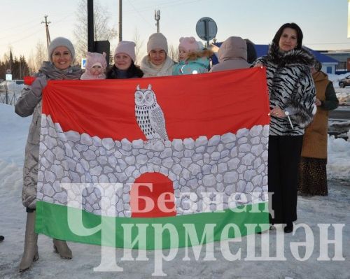 Чирмешәндә "Алтын алка" җиңүчеләрен каршы алдылар (ФОТОРЕПОРТАЖ)