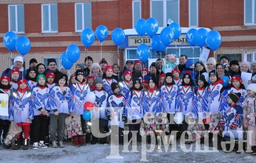 Чирмешәндә "Алтын алка" җиңүчеләрен каршы алдылар (ФОТОРЕПОРТАЖ)