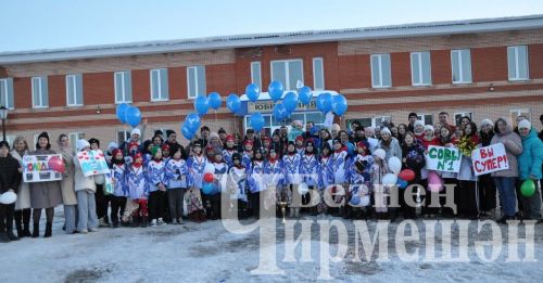 Чирмешәндә "Алтын алка" җиңүчеләрен каршы алдылар (ФОТОРЕПОРТАЖ)