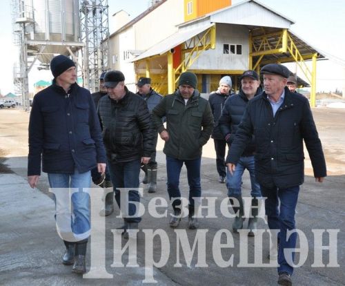 В Черемшан приехал заместитель министра сельского хозяйства и продовольствия РТ Рафаэль Фаттахов (ФОТОРЕПОРТАЖ)