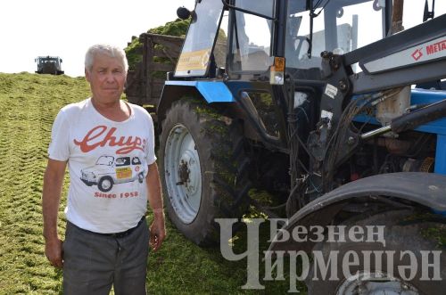 Яңа Элмәле халкы терлек азыгы әзерли (ФОТОРЕПОРТАЖ)