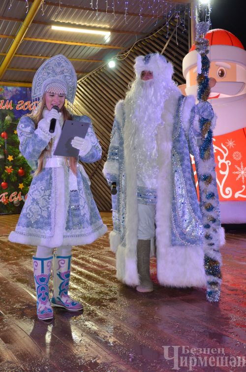В Черемшане зажгли огни на центральной елке (ФОТОРЕПОРТАЖ)