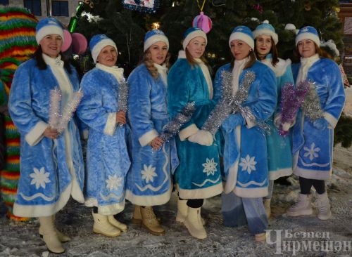В Черемшане зажгли огни на центральной елке (ФОТОРЕПОРТАЖ)