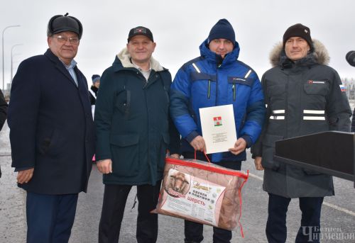 Фоторепортаж с торжественного открытия нового моста через реку Большая Сульча