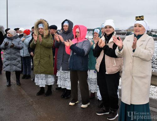 Фоторепортаж с торжественного открытия нового моста через реку Большая Сульча