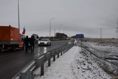 Фоторепортаж с торжественного открытия нового моста через реку Большая Сульча