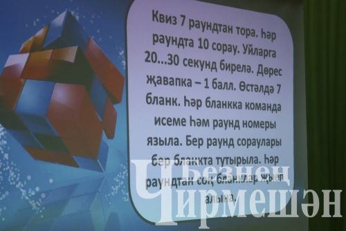 Знатоки из Старого Кадеева состязались в Квиз игре (ФОТОРЕПОРТАЖ)