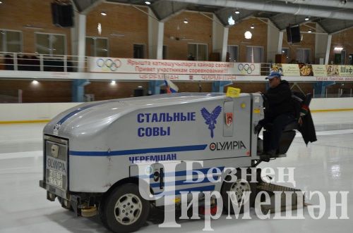Чирмешәннең "Корыч ябалаклар" хоккейчылары республика беренчелеге ярымфиналына узды (ФОТОРЕПОРТАЖ)