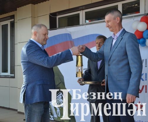 Чирмешәндә Җинү уты эстафетасына старт бирелде (ФОТОРЕПОРТАЖ)
