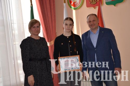Чирмешән районы башлыгы Рамил Айбатов районның талантлы балалары белән очрашты (ФОТОРЕПОРТАЖ)