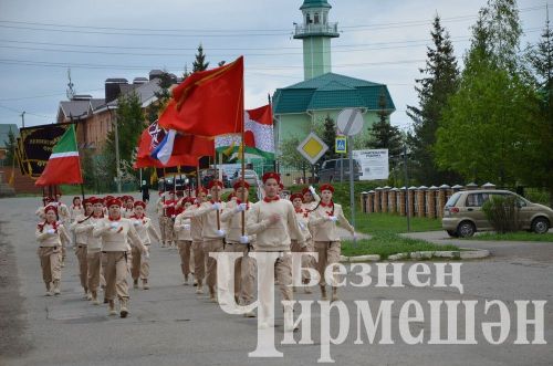 “Җиңү уты” сәяхәтен дәвам итә (ФОТОРЕПОРТАЖ)