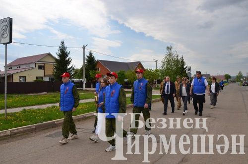 “Җиңү уты” сәяхәтен дәвам итә (ФОТОРЕПОРТАЖ)