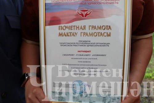 В Черемшане наградили медицинских работников (ФОТОРЕПОРТАЖ)