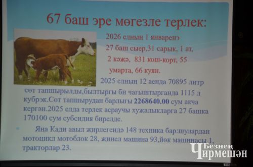 Очередной сход граждан прошел в селе Утыз Имян (ФОТОРЕПОРТАЖ)