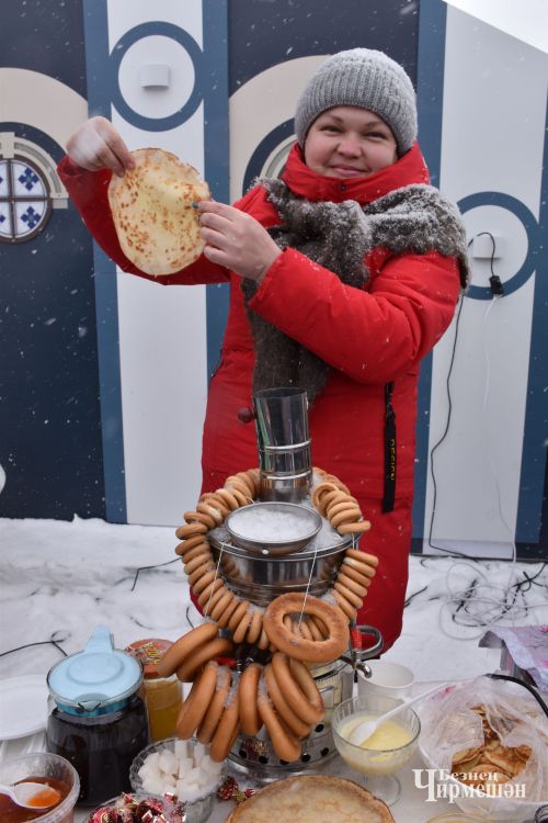 Снегопад не помеха - в Черемшане с размахом отпраздновали Масленицу (ФОТОРЕПОРТАЖ)
