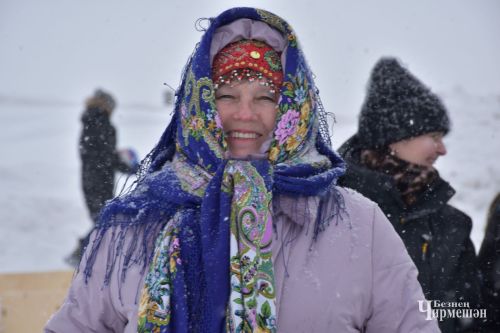 Снегопад не помеха - в Черемшане с размахом отпраздновали Масленицу (ФОТОРЕПОРТАЖ)